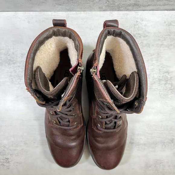 Ugg Kesey Waterpoof Leather Boots - Women's Size 8.5 - Picture 7 of 10
